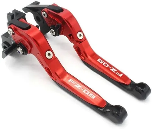 Miniatura 5 de TEMKIN W para Yamaha FZ09 FZ 09 FZ-09 2014 2015 2016 2017 motocicleta CNC ajustable plegable extensible freno embrague palancas Y (Color : H)