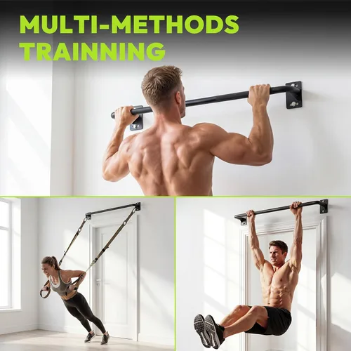 Miniatura 5 de HANDBODE Pull Up Bar for Doorway and Wall Mount - Chin Up Bars for Home Gym, 36‘’/52‘’ in Upper Body Workout Equipment with 500 lbs Capacity