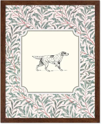 Miniatura 8 de Poster Master Póster Vintage de Cocker Spaniel Inglés - Impronta Retro de Perro - Arte Floral - Arte de Cachorros - Arte para Amantes de Animales
