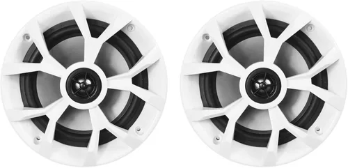 Miniatura 4 de Rockville Pair RKL65MBW - Altavoces marinos de 2 vías de 6.5 pulgadas con luces LED 4-Ohm, 350W Peak/85W RMS per Speaker, 35-20kHz Range, 90dB