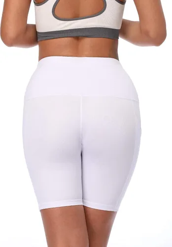 Miniatura 7 de NELEUS Pantalones cortos de compresión para mujer con bolsillo