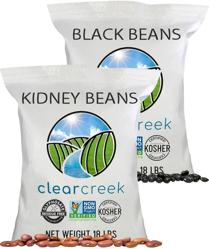 Miniatura 19 de CLEAR CREEK Frijoles certificados sin residuos de glifosato cultivados en Washington 25 libras Sin OMG Kosher Vegano No irradiado