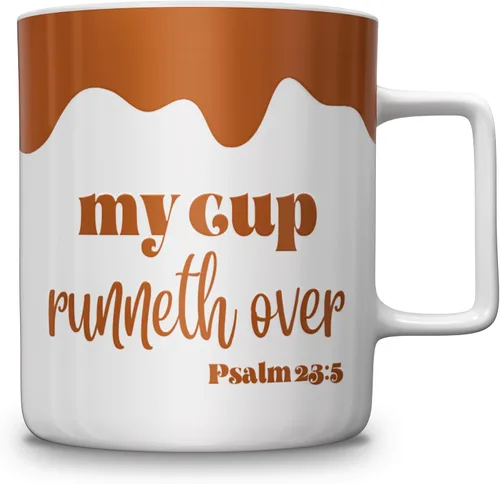Miniatura 9 de Taza de café de gran tamaño de 22 onzas con cita motivacional Fueled by Jesus – Taza de café extragrande perfecta para regalos – Ideal para té