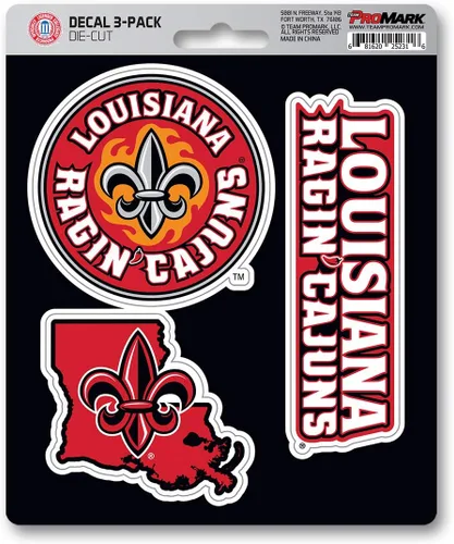 Miniatura 14 de FANMATS NCAA Unisex NCAA 3 Piece Decal Set