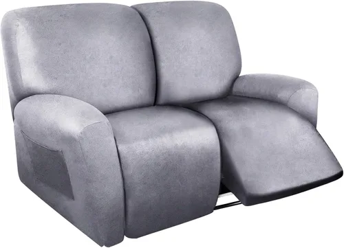 Miniatura 12 de ANARACHON Fundas para Sillas Reclinables Tipo Cuero, 4 Piezas Funda para Sillón Reclinable Lazy Boy, Protector de Muebles - Funda Suave Lavable