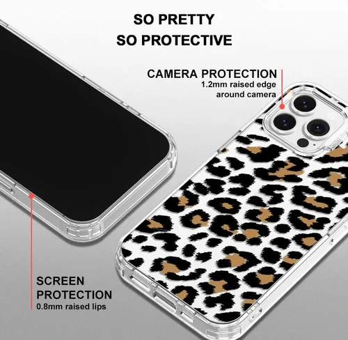 Miniatura 4 de MOSNOVO - Funda para iPhone 13 Pro Max, protección Buffertech de grado militar contra caídas (6.6 pies), antidesprendimiento, poliuretano