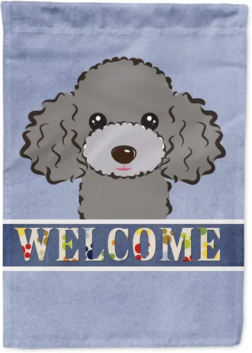 Miniatura 85 de Caroline's Treasures BB1405GF Bandera de jardín de bienvenida de bulldog inglés, Bandera de buzón azul, bandera decorativa para el patio, obra