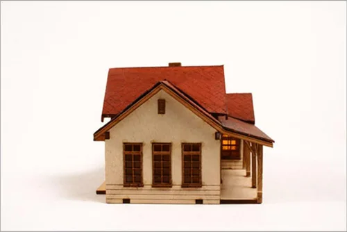 Miniatura 4 de Kit de modelo de madera de escritorio Estación pequeña - Hwabon