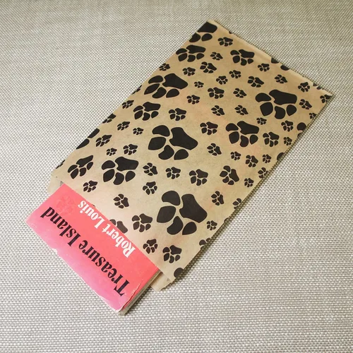 Miniatura 4 de CuteBox Pawprint - Bolsas de regalo de papel plano de estraza (100 unidades (6 x 9 pulgadas) para manualidades, recuerdos de fiesta, venta al por