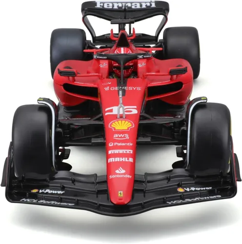 Miniatura 3 de May Cheong B18-16812L Bburago Formula 1 Ferrari SF-23 Leclerc con casco 2023 Die Cast Car, rojo