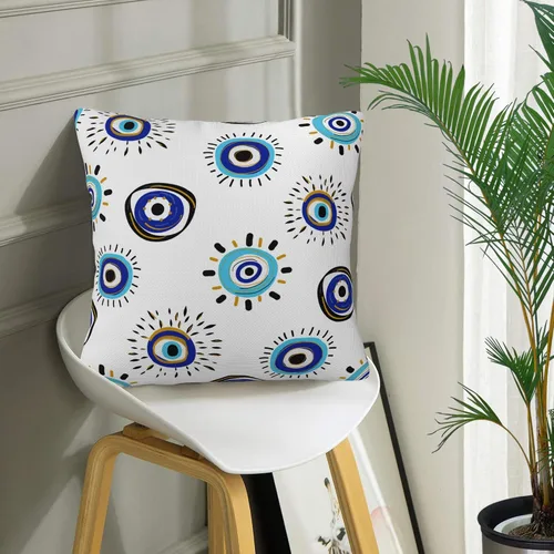 Miniatura 7 de Juego de 2 fundas de almohada con diseño de punto dálmata con corazón rosa de 18 x 18 pulgadas, fundas decorativas para dormitorio, sala de estar