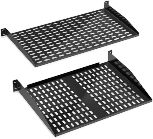 Miniatura 9 de Pyle Servidor 2U de 19 pulgadas, estantes ventilados para buena circulación de aire, voladizo, estante de pared, dispositivo universal, estante
