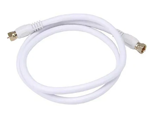 Miniatura 20 de Monoprice RG6 Quad Shield CL2 - Cable coaxial con conector tipo F para televisión, 1.5 pies Negro