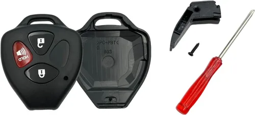 Funda de repuesto para llavero Toyota de 3 botones, funda para llavero con destornillador, compatible con Toyota 4Runner Corolla Matrix RAV4 Venza