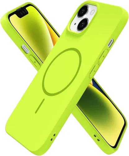 Miniatura 220 de oakxco Funda de silicona Mag Safe para iPhone 17 Pro Max, funda magnética delgada y fina compatible con carga inalámbrica MagSafe, bonita funda Negro
