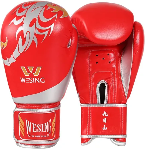 Miniatura 15 de Wesing - Guantes de boxeo para niños y niñas, guantes de boxeo de 6 onzas para niños de 5 a 12 años, guantes de entrenamiento de boxeo para hombres