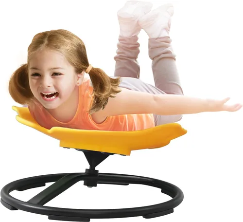 Silla giratoria sensorial para niños con autismo y TDAH, silla giratoria para uso en interiores y exteriores, juguetes para sentarse y girar, sillas