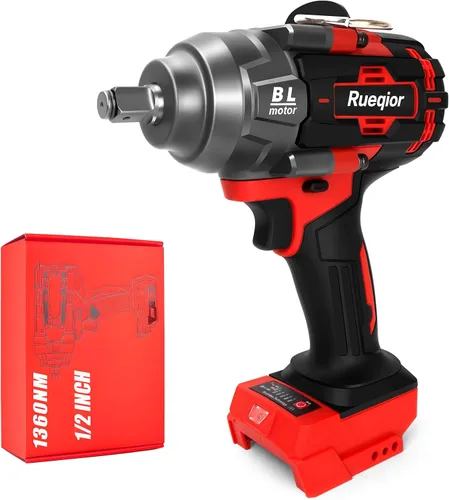 Miniatura 10 de Cordless Impact Wrench 1/2" Compatible with Makita 18V Battery, Impact Wrench 1000FT-LBS(1360N.m) High Torque Brushless Electric Impact Power Impact