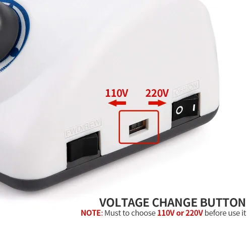 Miniatura 8 de 65W Fuerte 210 105L Uñas Taladros Manicura Pedicura Máquina Eléctrica Fuerte Lima de Uñas Pulido 35000RPM Uñas Arte Rectificado Dispositivo