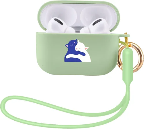 Miniatura 20 de Funda compatible con Airpods Pro de 2ª generación, linda funda para AirPods Pro 2, funda protectora con estampado de rana para mujeres y niñas