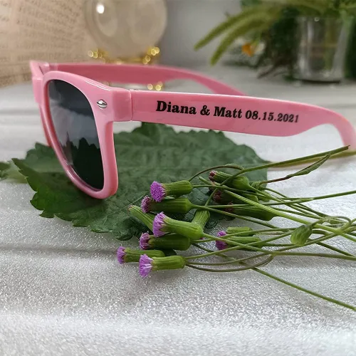Miniatura 7 de Gafas de sol personalizadas para fiesta de boda a granel, regalos para novia, juegos de gafas de sol para despedida de soltero Azul