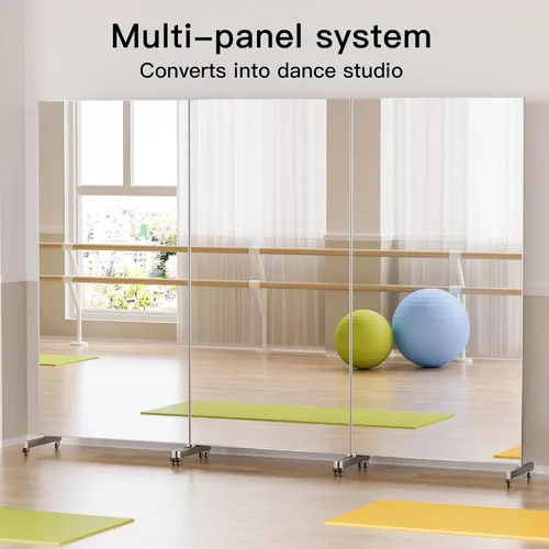 Miniatura 6 de Brisafe Mirror Film, Made in Japan, Unbreakable, 360° Foldable, Double-Sided Mirror, Lightweight, Width 47.2 x Height 66.9 inches (120 x 170 cm)