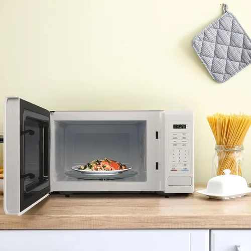 Miniatura 2 de Microondas de encimera de 900 vatios de 0.9 pies cúbicos en blanco