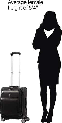Miniatura 9 de Travelpro Platinum Elite-Softside - Maletas expansible con ruedas giratorias, Negro shadow), 409186701