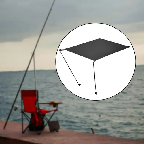 Miniatura 3 de Yiju Silla de camping, ligera, ajustable, portátil, plegable, para accesorios de pesca, picnic al aire libre