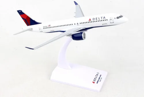 Miniatura 4 de SkyMarks Delta A220-300 Modelo de pantalla a presión a escala 1/200 (SKR1091) - Con licencia oficial de Delta y Airbus para mayores de 14 años