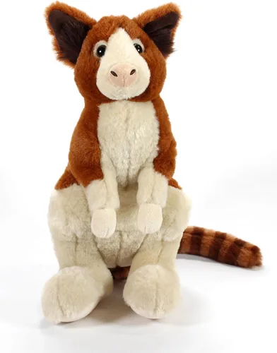 Miniatura 7 de The Petting Zoo Peluche de canguro de árbol, regalos para niños, animales salvajes del zoológico Onez, juguete de peluche de canguro de árbol de 12