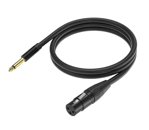 Miniatura 6 de Cable hembra de 0.138 in a XLR - Cable de micrófono TRS a XLR de 3 pines de 5 pies y 1/8 pulgadas - Cable de micrófono estéreo equilibrado