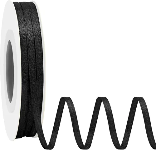 Miniatura 157 de 10 Classic Colors Double Face Satin Ribbon Set 1/8 Inch Polyester Ribbons for Gift Wrapping Fabric Ribbon for Crafts Flower Bouquet Arts Wedding