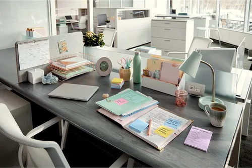 Miniatura 10 de Post-it Notas, 3 x 3 pulgadas, 100 hojas por bloc Amarillo canario 24 blocs, paquete de 8