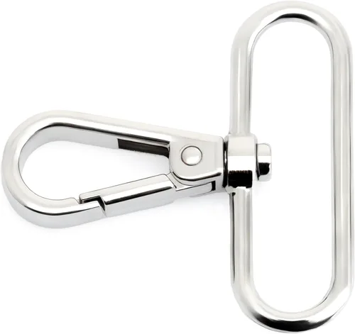 Miniatura 15 de CRAFTMEMORE Broches giratorios con cierre de langosta para puerta de presión, clips de moda, FS10, paquete de 10 unidades (metal, 1-1/2 pulgadas)