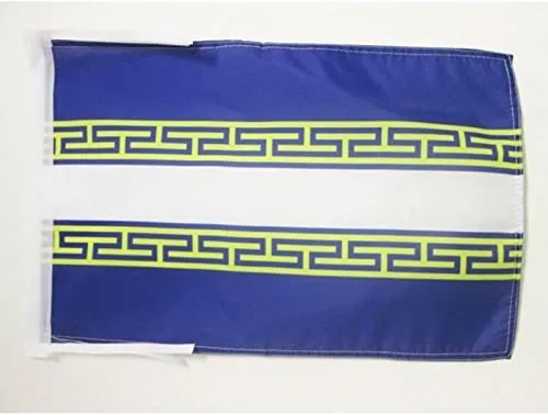 Miniatura 234 de Bandera de México AZ FLAG, 45.7 x 30.5 cm, con cordones - Pequeñas banderas mexicanas de 30 x 45 cm - Bandera de 45.7 x 30.5 cm