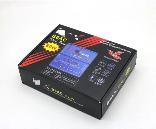 Miniatura 3 de Para Imax B6 AC RC Cargador 80W B6AC 6A Balance Cargador Digital Pantalla LCD Li-ion Vida Nimh Nicd PB Lipo Descargador de batería Juguete Piezas