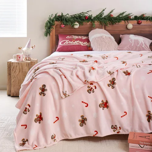 Miniatura 16 de Manta de Forro Polar Negro para Sofá, Silla, Sillón, Suave, Cálida, Mullida y Acogedora para Mujeres y Hombres, 300GSM Decoración de Habitación