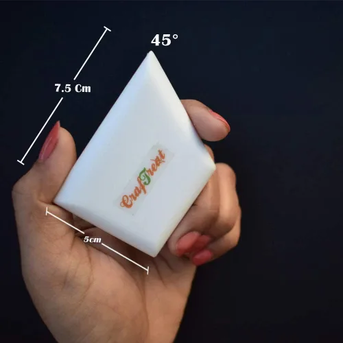 Miniatura 2 de CrafTreat Carpeta de hueso de teflón y herramienta de puntuación – Ergo Square – Marcador de papel para manualidades de papel, origami