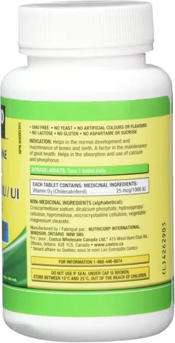 Miniatura 3 de Kirkland Signature Vitamina D3 1000 UI, 360 Tabletas