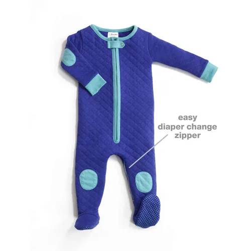 Miniatura 3 de baby deedee Sleepsie - Pijama de algodón acolchado con pies, 6-12 meses