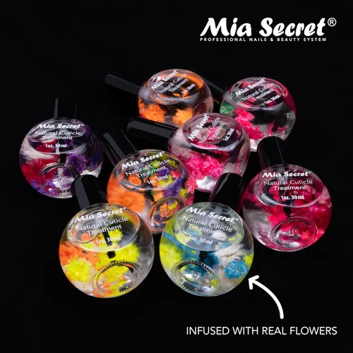 Miniatura 5 de Mia Secret Aceites perfumados para cutículas fabricados en Estados Unidos, 6 variedades de aroma (hibisco, 1 oz.)