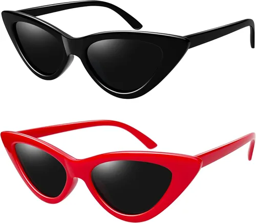 Joopin Gafas de sol de moda en forma de corazón, gafas de sol retro vintage para mujer