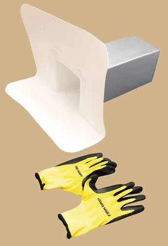 Miniatura 2 de EAGLE 1 TPO - Tubo taponador de pared TPO, destellante de drenaje de pared TPO, drenaje intermitente de techo de membrana TPO blanco, par de guantes