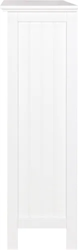 Miniatura 7 de eHemco Estantería de 3 niveles con 2 soportes arqueados, 40 pulgadas, color blanco