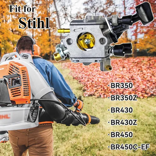 Miniatura 2 de Carburador compatible con Stihl BR350 BR350Z BR430 BR450 SR430 SR450 Soplador de mochila Reemplaza# 4244 120 0606, Kit de reparación de carburador