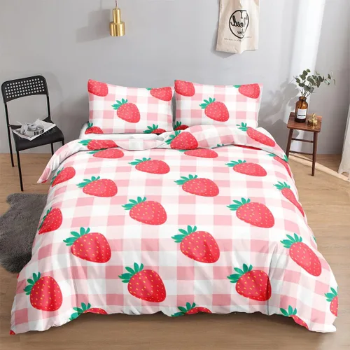 Miniatura 14 de Juego de funda de edredón para niños, camión de construcción, maquinaria, camión, excavadoras, vehículos, caricatura, tractor, juego de ropa de cama