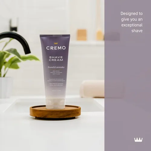 Miniatura 2 de Cremo Crema de afeitar para mujer para piel sensible, hidratante, lavanda francesa, crema de afeitado ultrafina para mujeres, combate rasguños