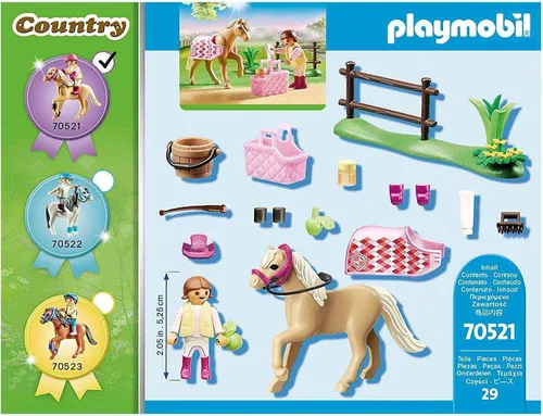 Miniatura 3 de Playmobil Pony de montar alemán coleccionable