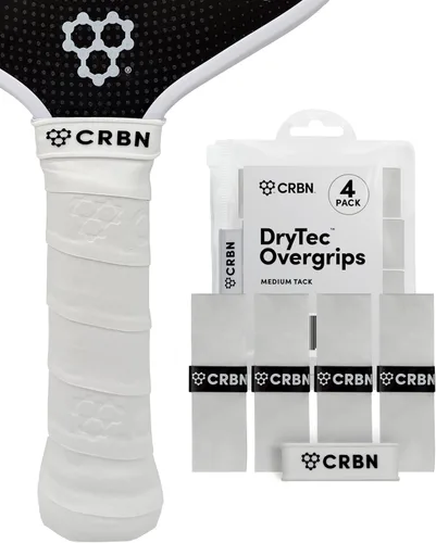 Miniatura 15 de CRBN Pickleball - Overgrips Drytec™ - Cinta adhesiva para pala de pickleball - Absorbe el impacto y la humedad - Pack de 4 Rojo - Paquete de 4